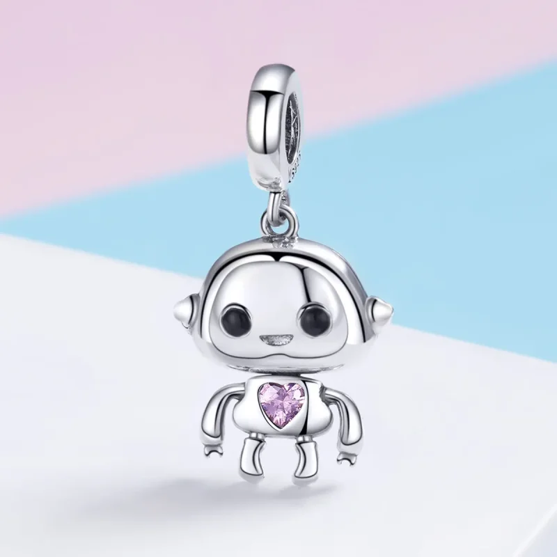 (image for) PANDORA Style Robot Dangle Charm - SCC924 - View 2