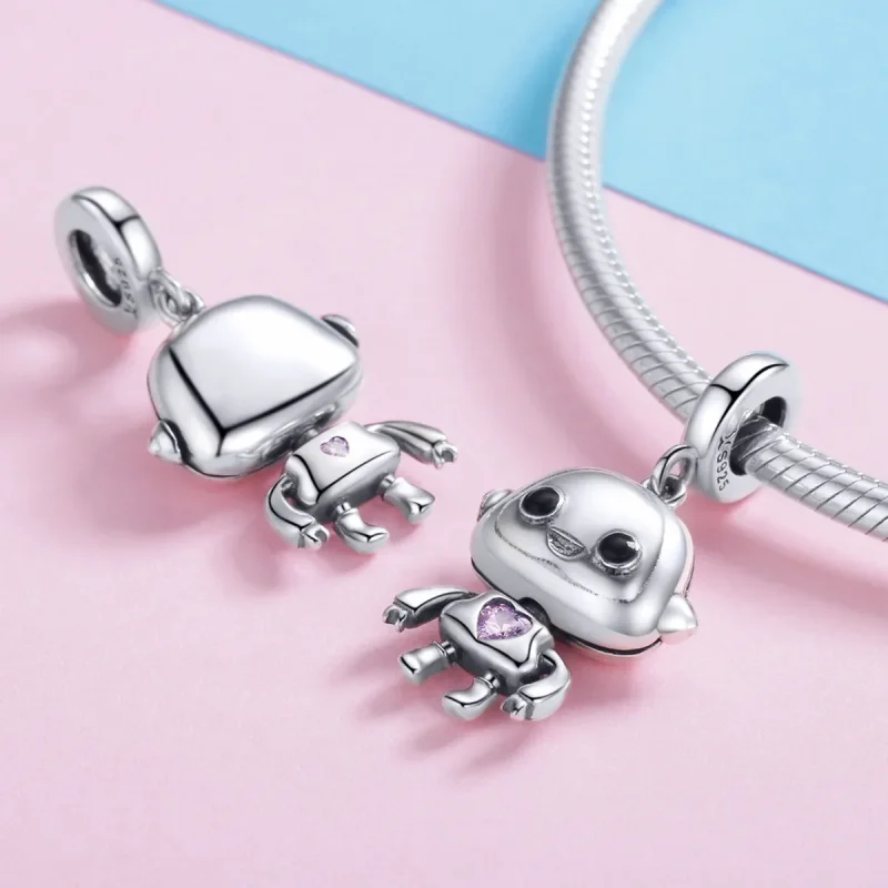 (image for) PANDORA Style Robot Dangle Charm - SCC924 - View 4