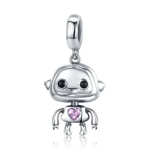 (image for) PANDORA Style Robot Dangle Charm - SCC924