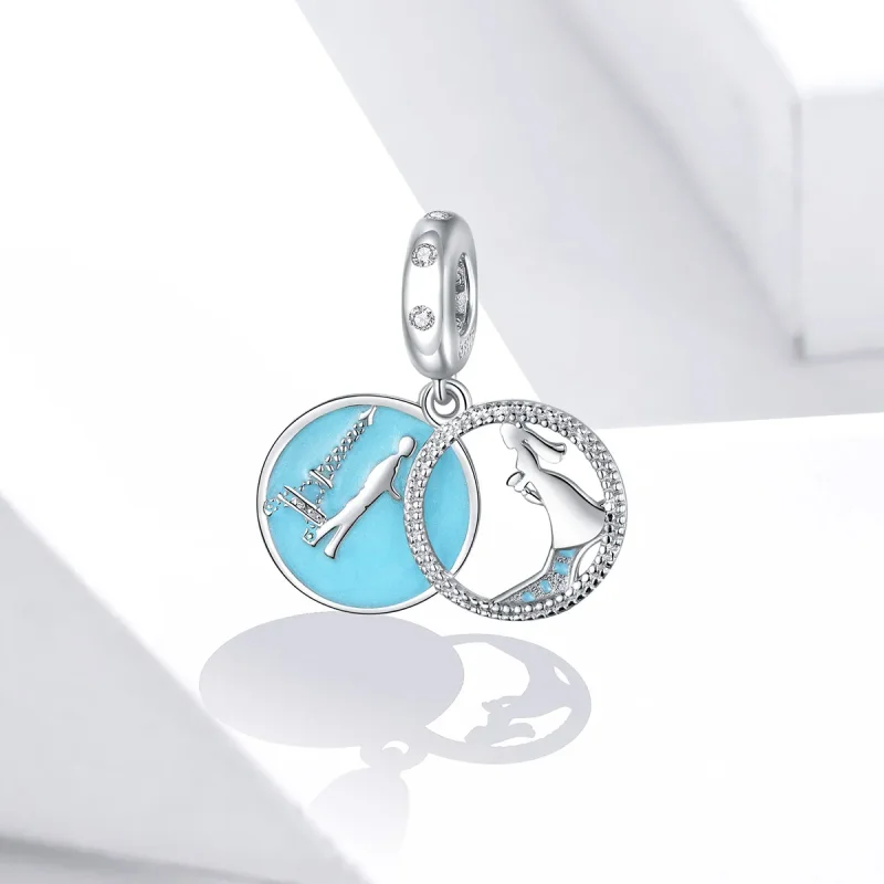 (image for) PANDORA Style Romantic Encounter Dangle Charm - BSC312 - View 2