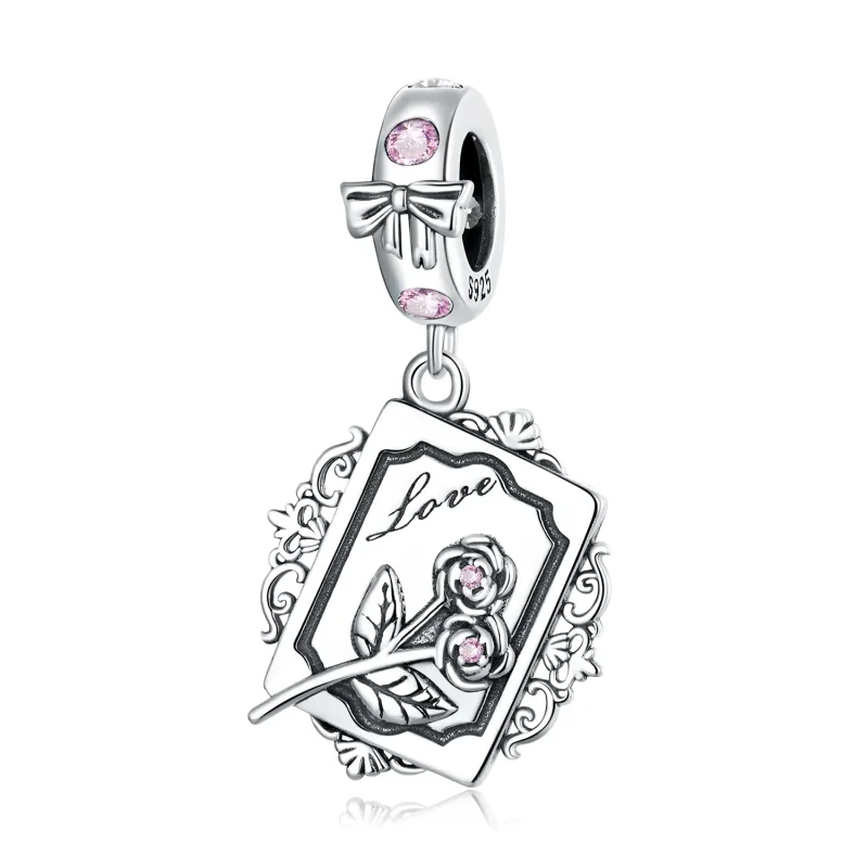 (image for) PANDORA Style Rose Invitation Dangle Charm - SCC2262 - Product Image
