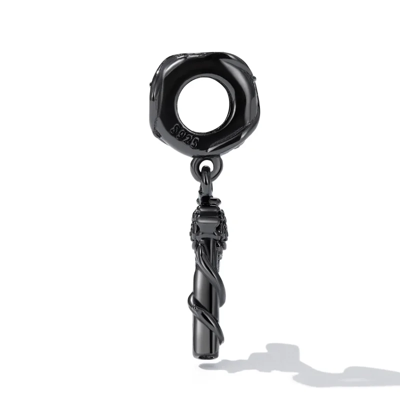 (image for) PANDORA Style Rose Pistol Dangle Charm - SCC2241 - View 3