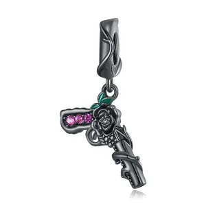 (image for) PANDORA Style Rose Pistol Dangle Charm - SCC2241