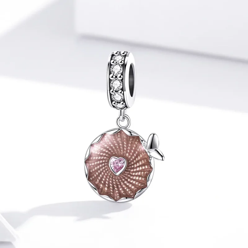 (image for) PANDORA Style Shiny Flowers Dangle Charm - BSC290 - View 3