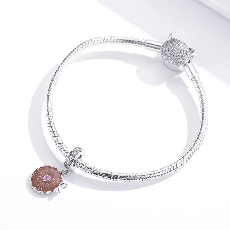 (image for) PANDORA Style Shiny Flowers Dangle Charm - BSC290 - View 4