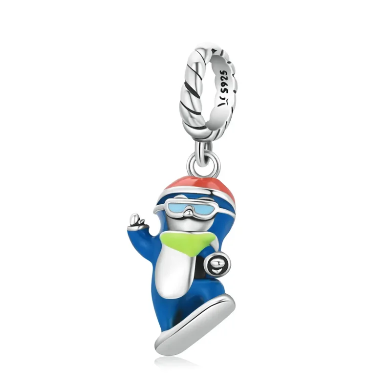(image for) PANDORA Style Ski Penguin Dangle Charm - SCC2003 - Product Image