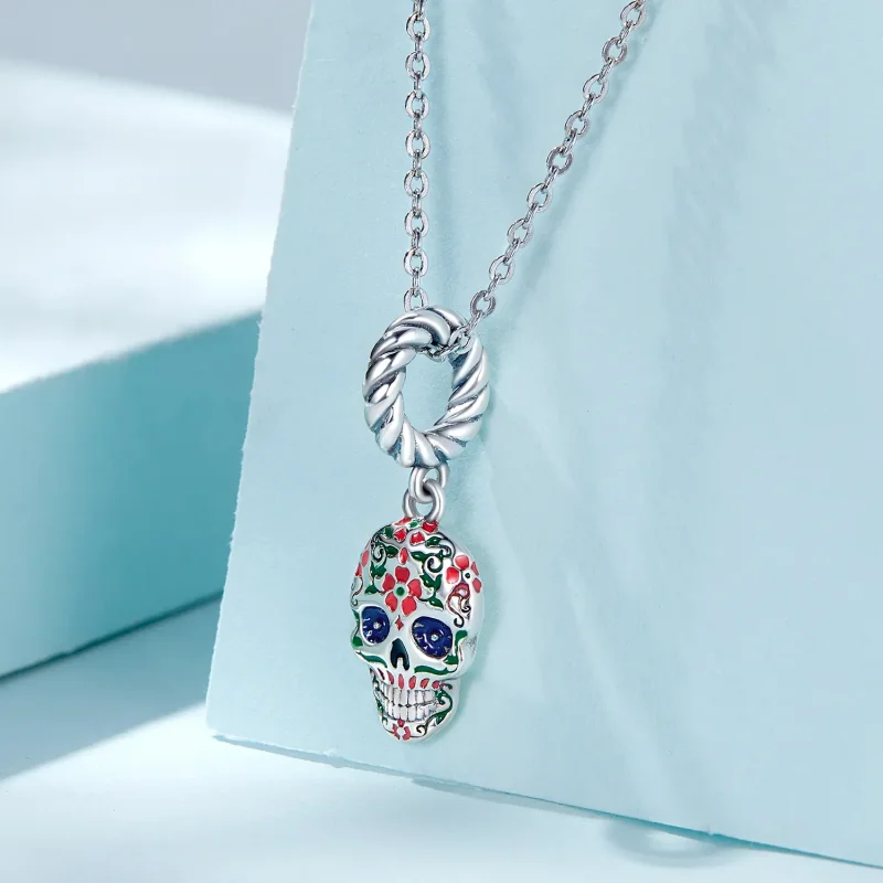 (image for) PANDORA Style Skull Dangle Charm - SCC2361 - View 2