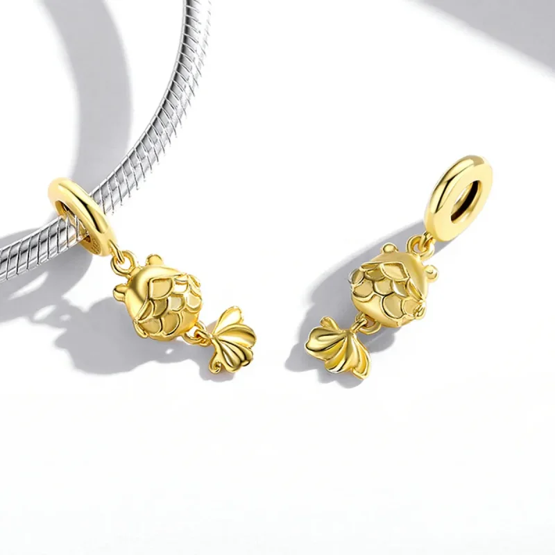 (image for) PANDORA Style Small Goldfish Dangle Charm - SCC2048 - View 4