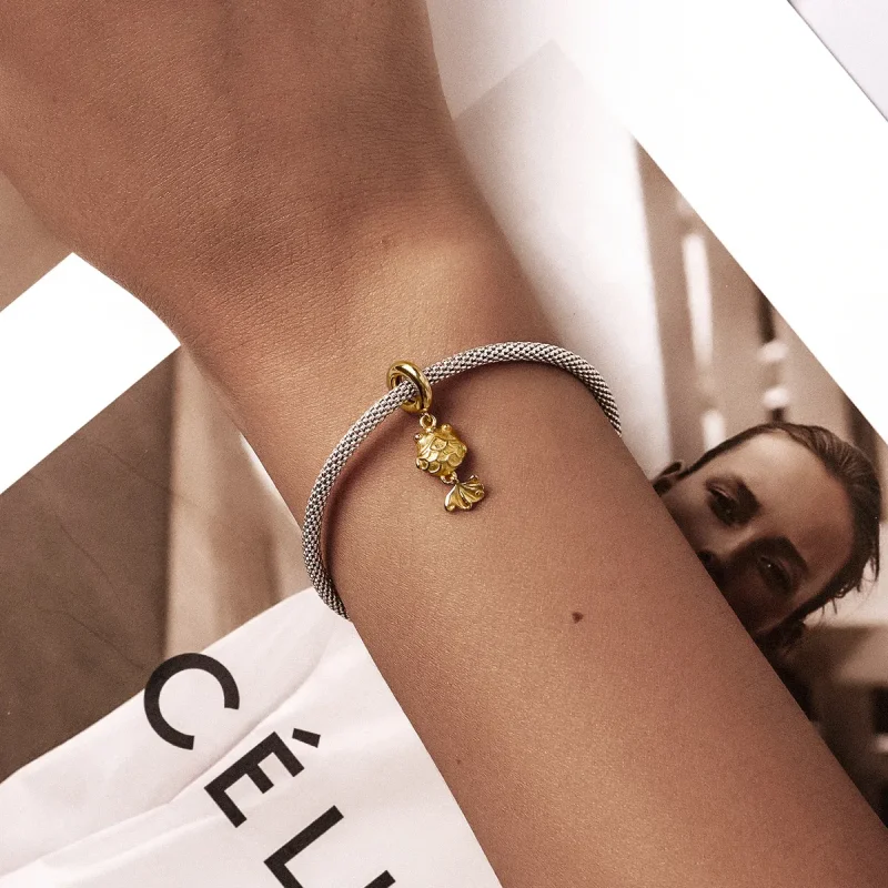 (image for) PANDORA Style Small Goldfish Dangle Charm - SCC2048 - View 5