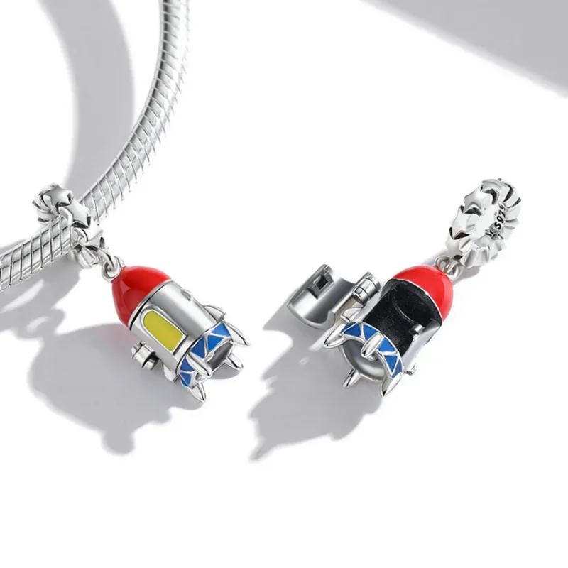 (image for) PANDORA Style Small Rocket Dangle Charm - SCC2058 - View 4