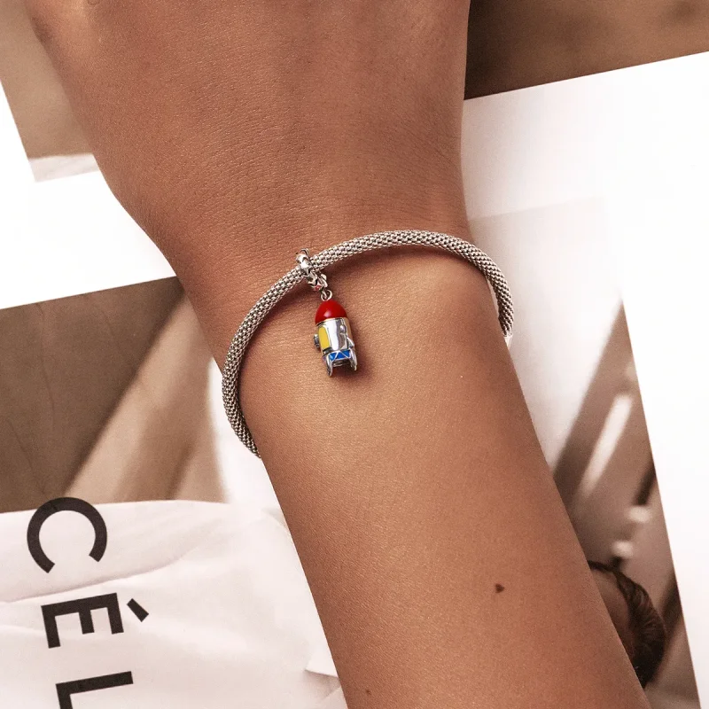 (image for) PANDORA Style Small Rocket Dangle Charm - SCC2058 - View 5