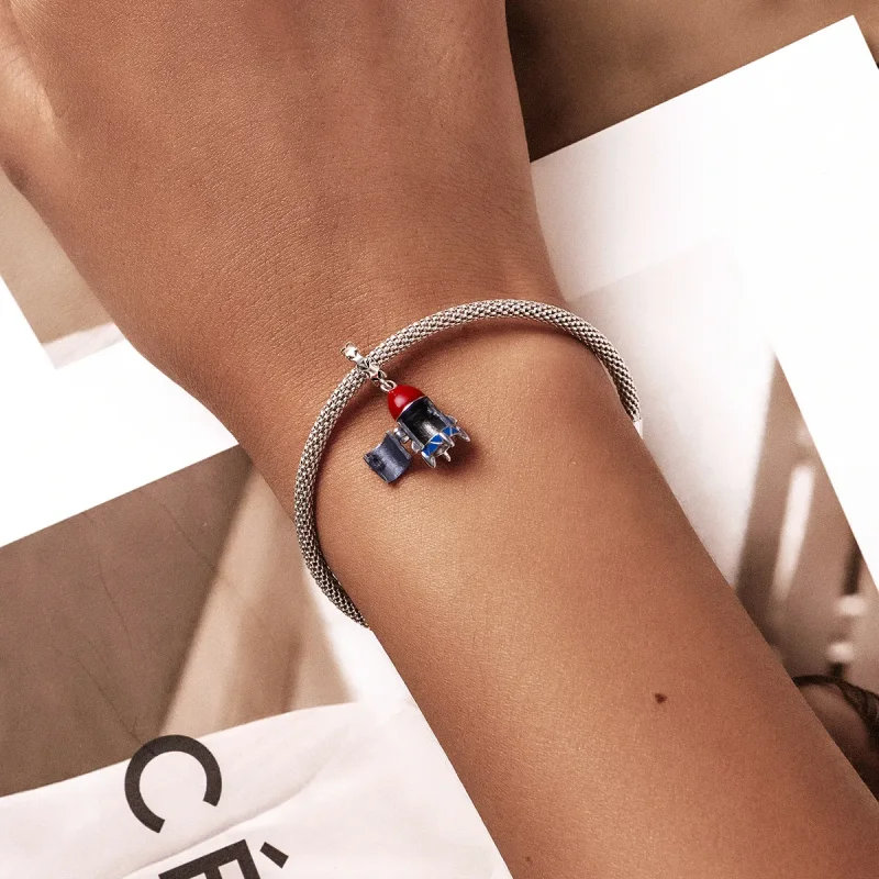 (image for) PANDORA Style Small Rocket Dangle Charm - SCC2058 - View 6