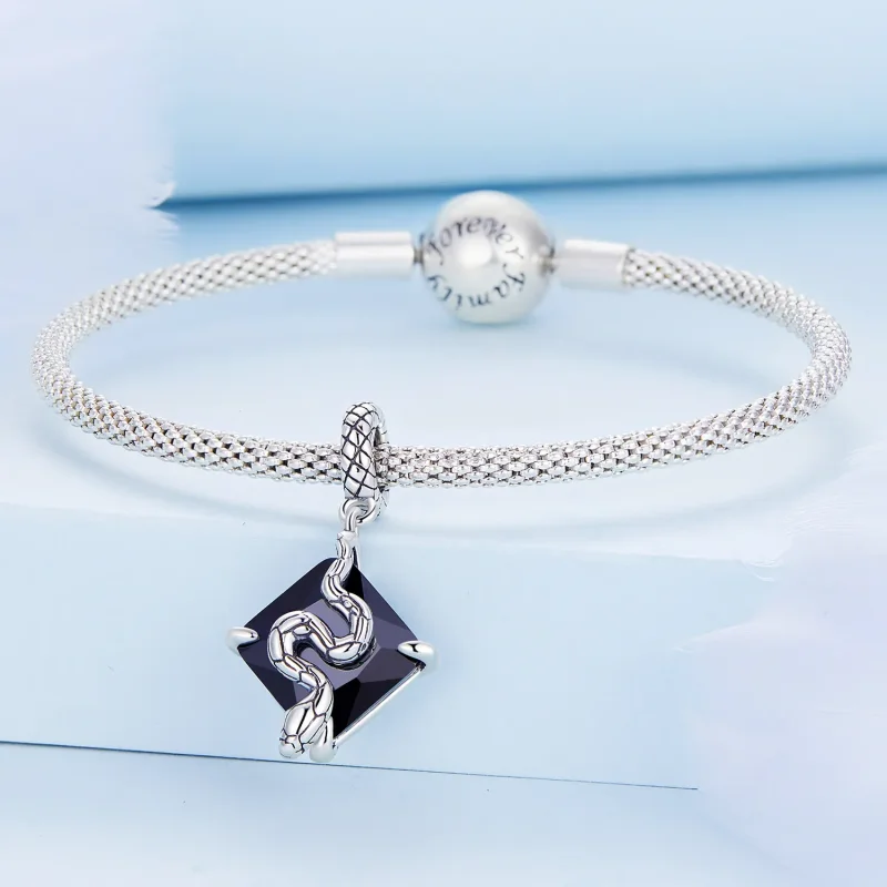 (image for) PANDORA Style Snake Dangle Charm - BSC691 - View 3