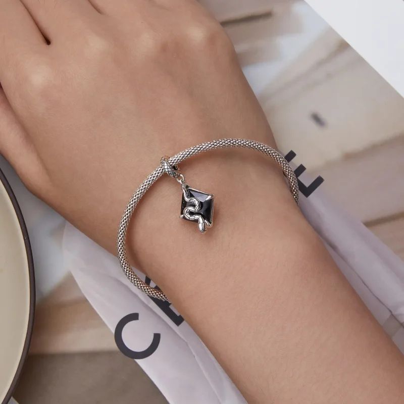 (image for) PANDORA Style Snake Dangle Charm - BSC691 - View 5