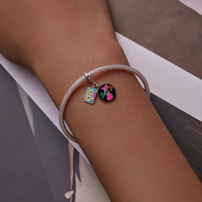 (image for) PANDORA Style Tape and Record Dangle Charm - SCC2219 - View 6