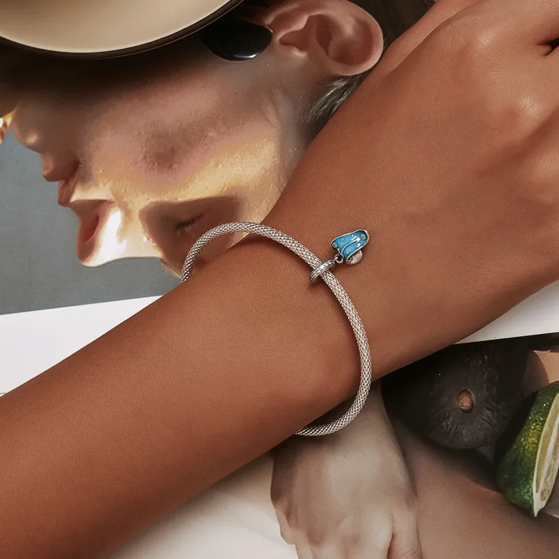 (image for) PANDORA Style Twisted Clock Dangle Charm - SCC2080 - View 5