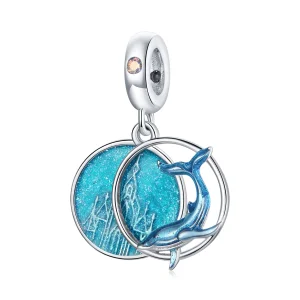 (image for) PANDORA Style Underwater Whale Dangle Charm - BSC434