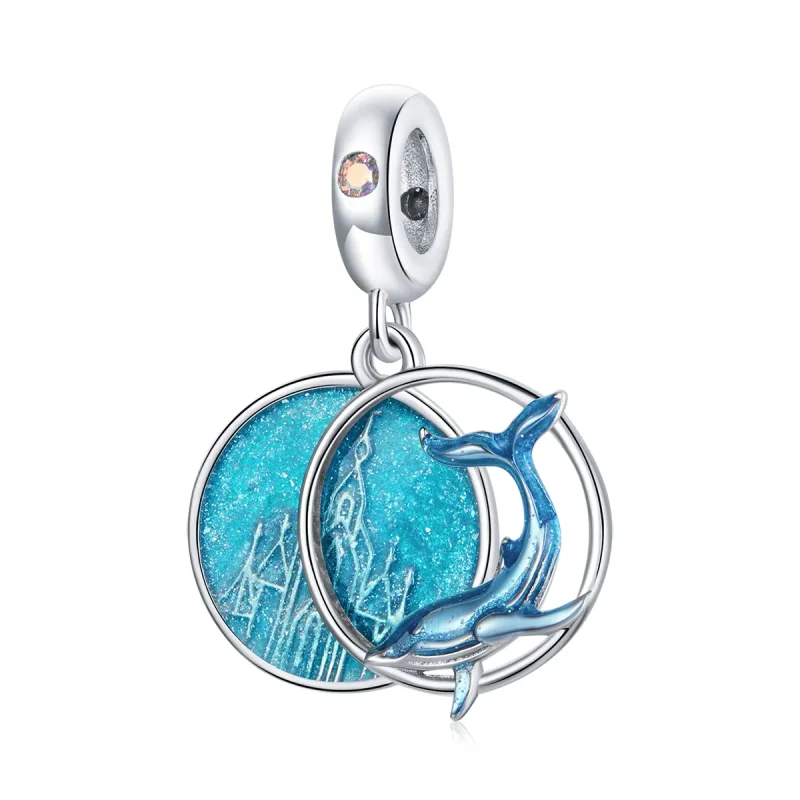 (image for) PANDORA Style Underwater Whale Dangle Charm - BSC434 - Product Image