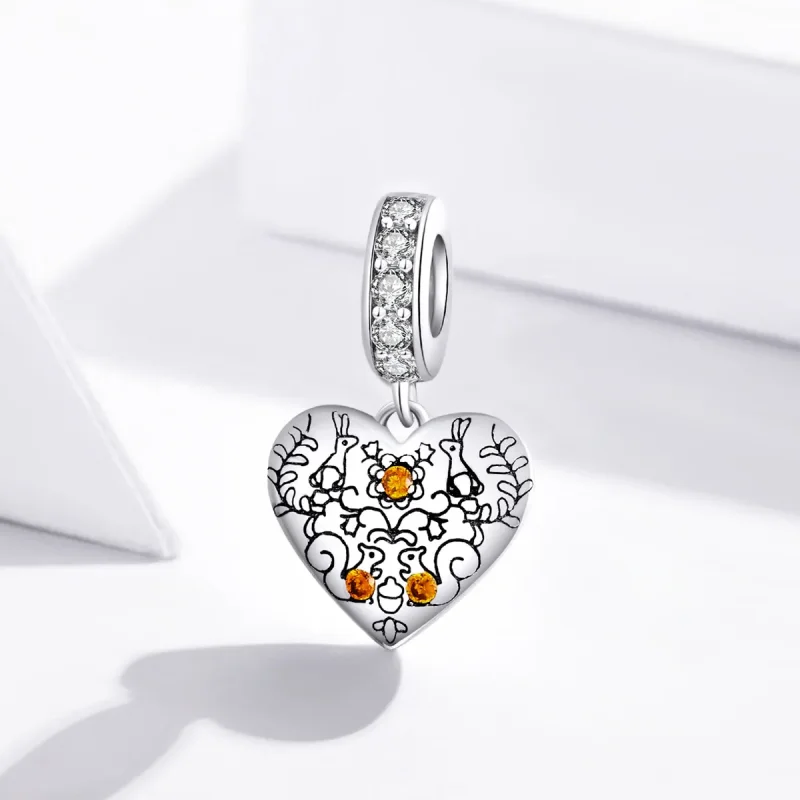 (image for) PANDORA Style Vine Pine Cones Dangle Charm - SCC1600 - View 2