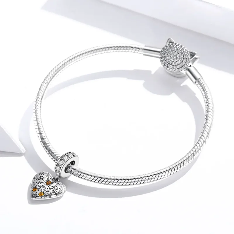 (image for) PANDORA Style Vine Pine Cones Dangle Charm - SCC1600 - View 3