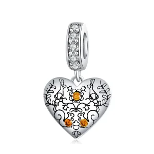 (image for) PANDORA Style Vine Pine Cones Dangle Charm - SCC1600