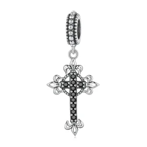 (image for) PANDORA Style Vintage Cross Dangle Charm - BSC669