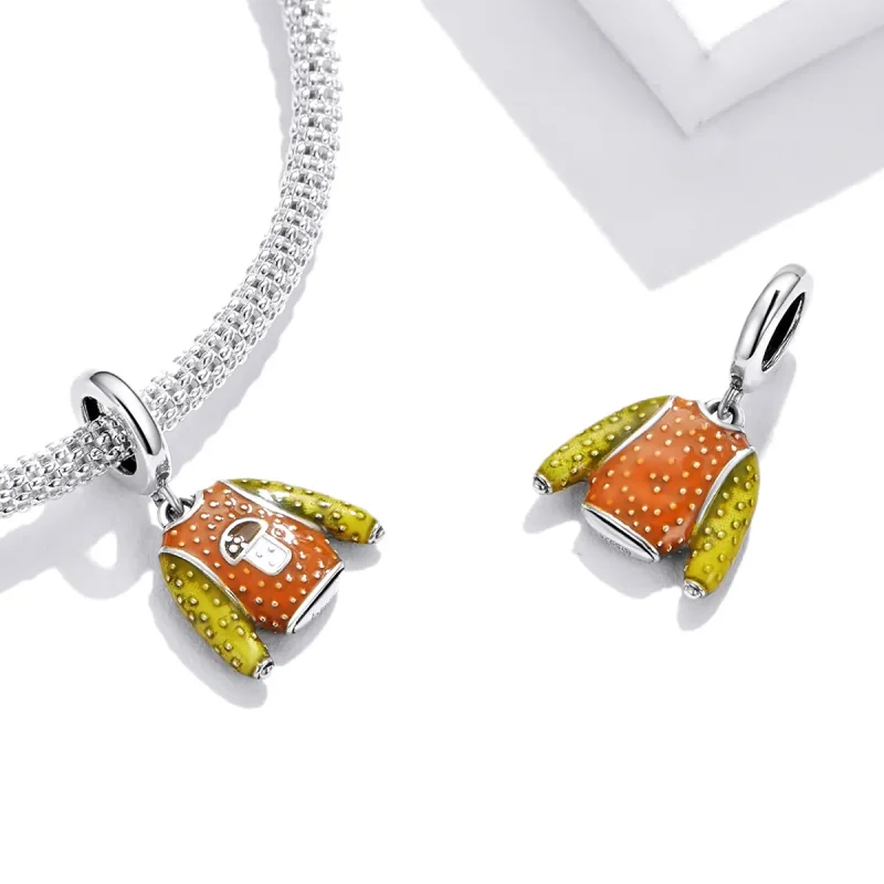 (image for) PANDORA Style Warm Sweater Dangle Charm - BSC483 - View 4