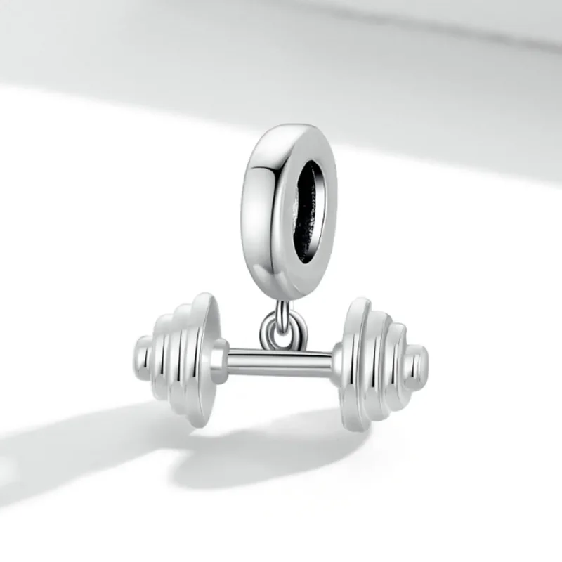 (image for) PANDORA Style Weightlifting Barbell Dangle Charm - SCC2052 - View 2