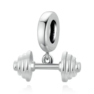 (image for) PANDORA Style Weightlifting Barbell Dangle Charm - SCC2052