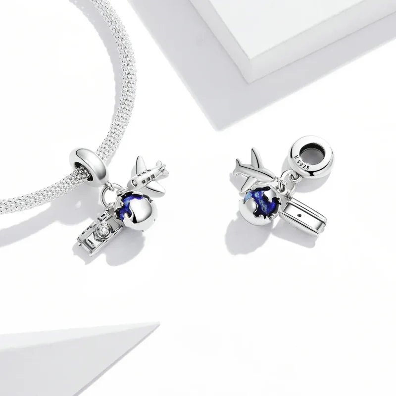 (image for) PANDORA Style World Travel - Mini Camera Dangle Charm - SCC2027 - View 4