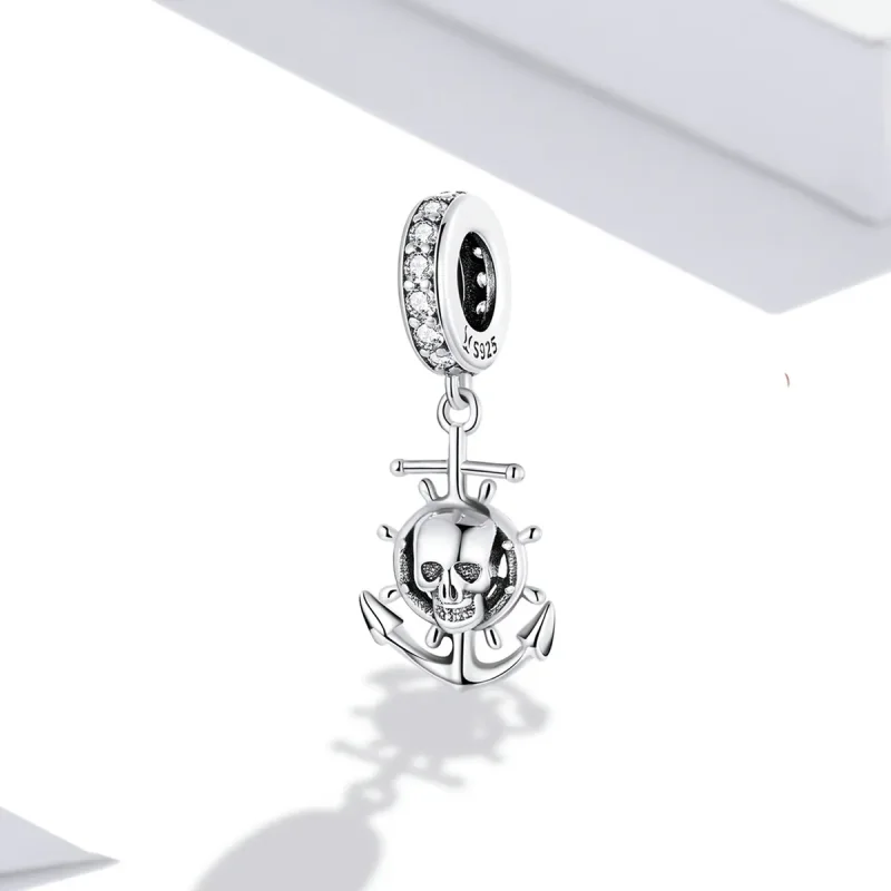 (image for) PANDORA Style World Travel - Skeleton Pirate Ship Dangle Charm - SCC2030 - View 2