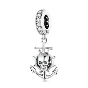 (image for) PANDORA Style World Travel - Skeleton Pirate Ship Dangle Charm - SCC2030