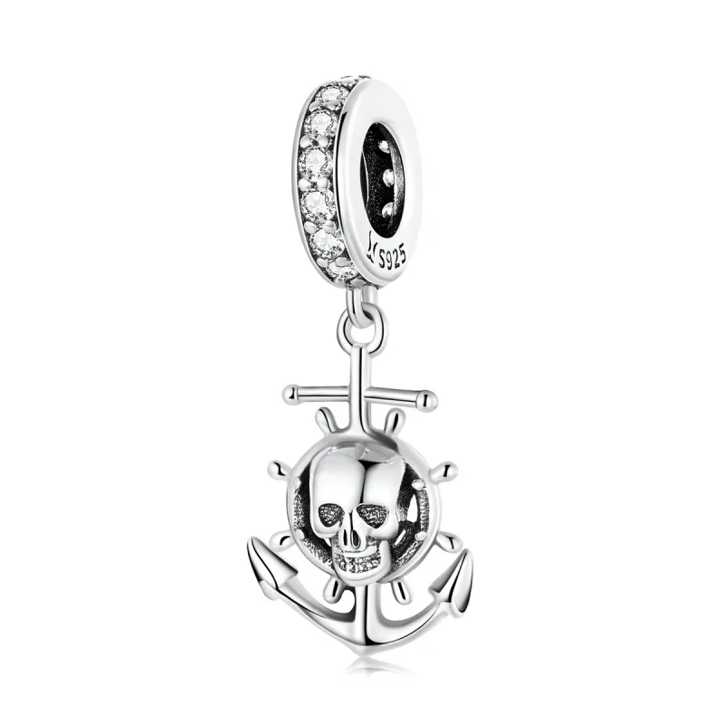 (image for) PANDORA Style World Travel - Skeleton Pirate Ship Dangle Charm - SCC2030 - Product Image