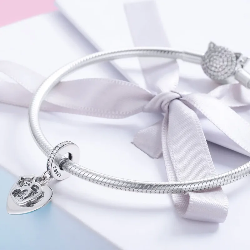 (image for) Pandora Style Silver Bangle Charm, Cute Sloth - SCC866 - View 4