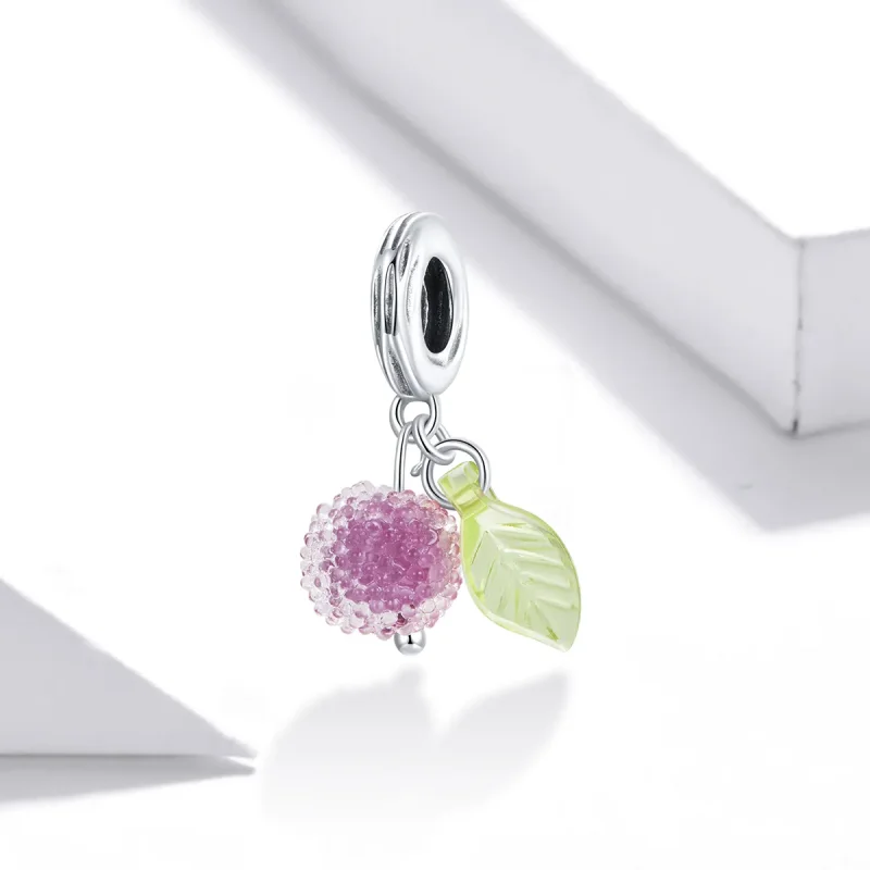 (image for) Pandora Style Silver Bangle Charm, Fruit - SCC1802 - View 2