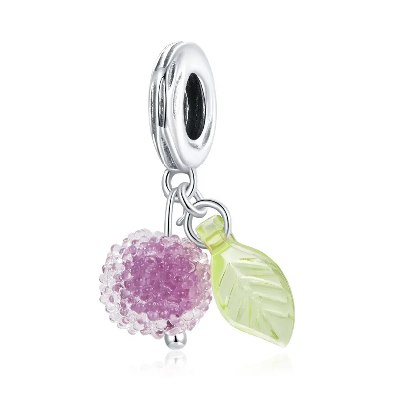 (image for) Pandora Style Silver Bangle Charm, Fruit - SCC1802 - Product Image