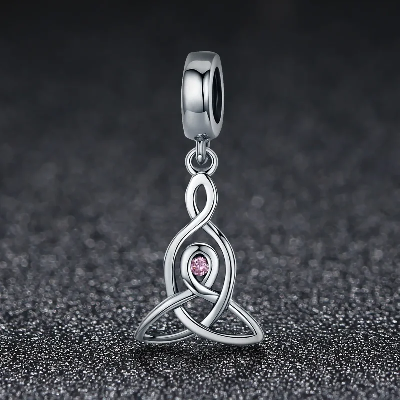 (image for) Pandora Style Silver Bangle Charm, Holy Guarding - SCC423 - View 2