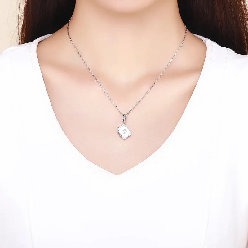 (image for) Pandora Style Silver Bangle Charm, Love Letter - SCC980 - View 5