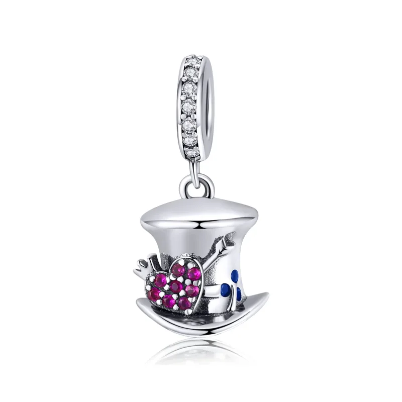 (image for) Pandora Style Silver Bangle Charm, Magic Hat - SCC1441 - Product Image