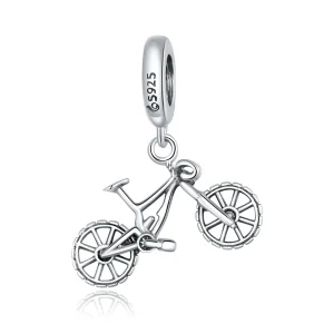 (image for) Pandora Style Silver Bangle Charm, Mountain Bike - BSC384