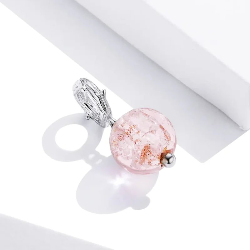 (image for) Pandora Style Silver Bangle Charm, Murano - SCC1496 - View 3