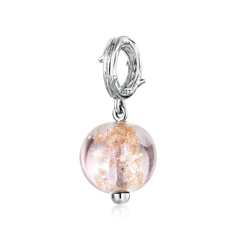 (image for) Pandora Style Silver Bangle Charm, Murano - SCC1496 - Product Image