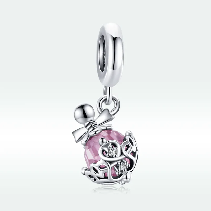 (image for) Pandora Style Silver Bangle Charm, Perfume Bottle - SCC1734 - View 5