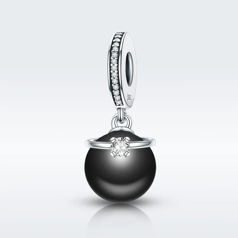 (image for) Pandora Style Silver Bangle Charm, Prestige Pearls - SCC572 - View 3