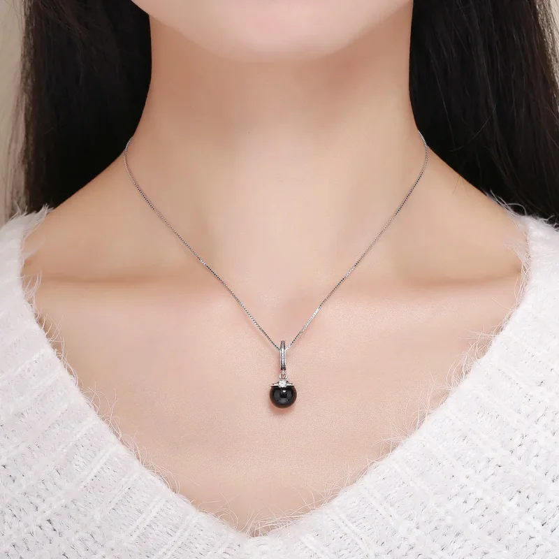 (image for) Pandora Style Silver Bangle Charm, Prestige Pearls - SCC572 - View 7