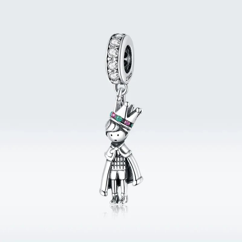 (image for) Pandora Style Silver Bangle Charm, Prince of The Sea - SCC1584 - View 5