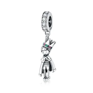 (image for) Pandora Style Silver Bangle Charm, Prince of The Sea - SCC1584