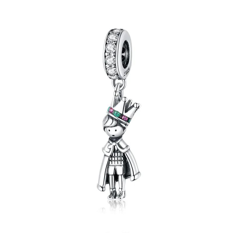 (image for) Pandora Style Silver Bangle Charm, Prince of The Sea - SCC1584 - Product Image