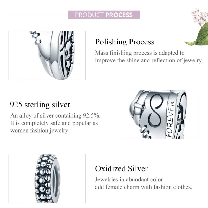 (image for) Pandora Style Silver Bangle Charm, Running Sneaker - SCC1541 - View 8