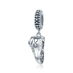(image for) Pandora Style Silver Bangle Charm, Running Sneaker - SCC1541